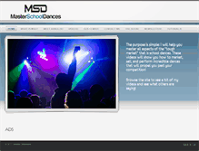 Tablet Screenshot of masterschooldances.com